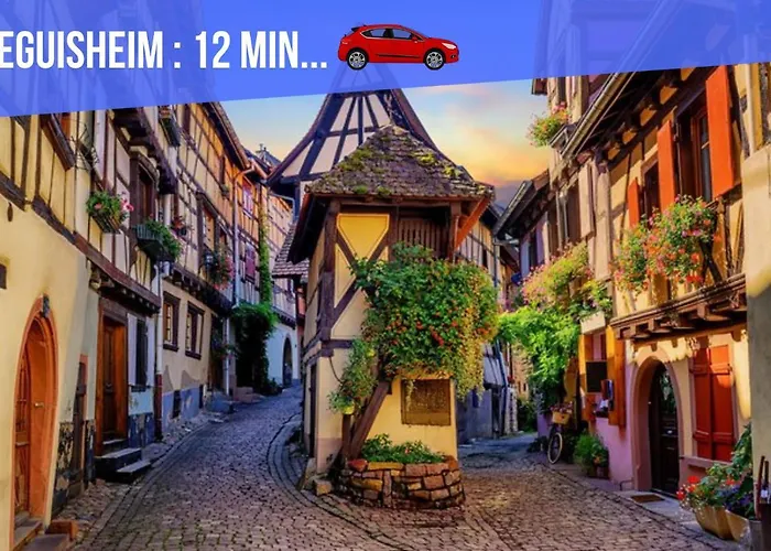 Evasion St Joseph Odysalis - Lit King Size - Parking - Proche Centre Colmar